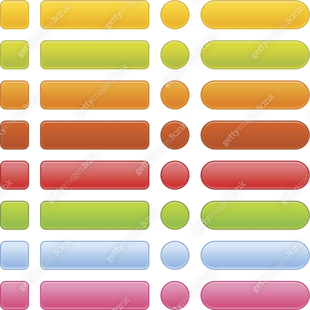 Empty square circle rounded rectangle icon shape web internet button ...