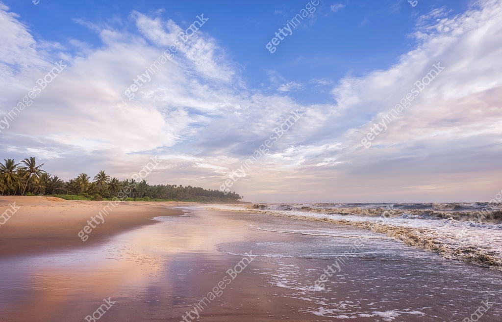 Thottada Beach At Sunset Kannur Kerala India 466226439 Thottada Beach At Sunset Kannur Kerala India 466226439