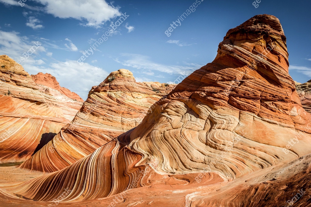 The Wave, Amazing rock formation in Arizona, USA 이미지 (538683073) - 게티이미지뱅크
