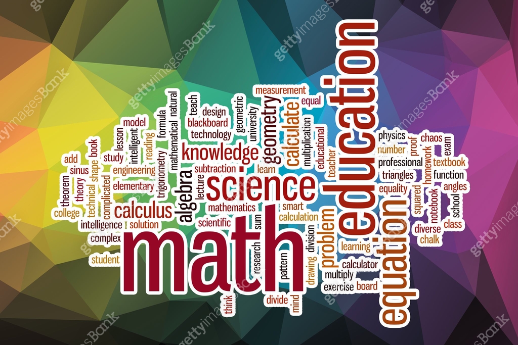 Math word cloud with abstract background 이미지 (477062648) - 게티이미지뱅크