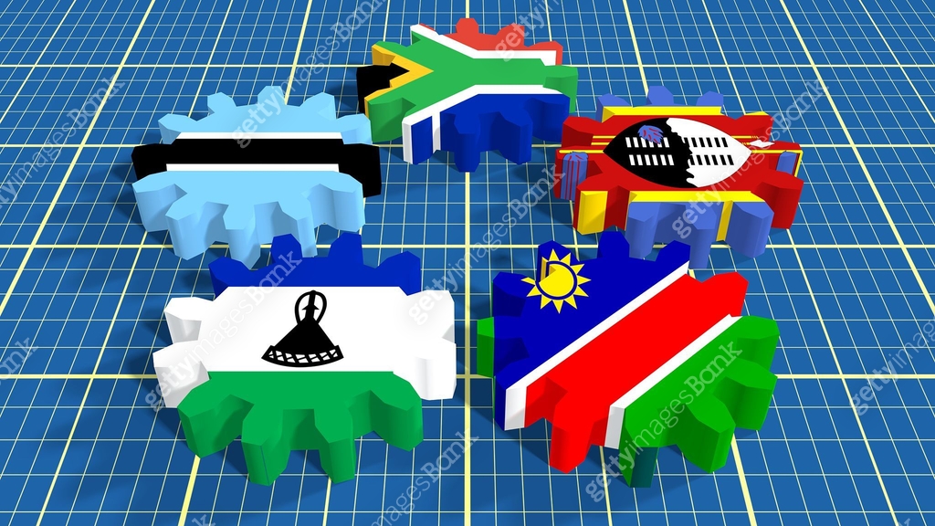 Southern African Customs Union members national flags 이미지 (503162272 ...