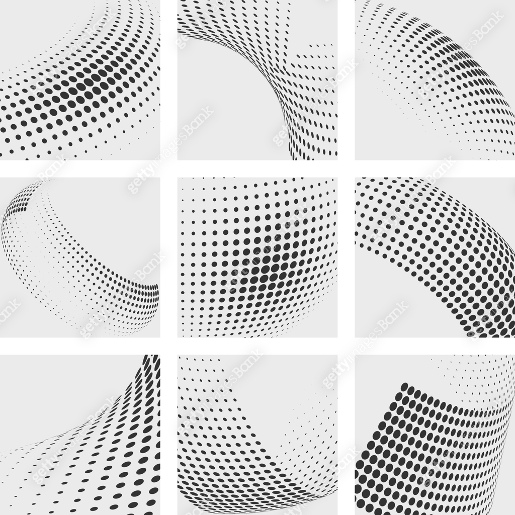 Postscript Dots Graphics Halftone dots vector abstract backgrounds set 이미지 (508283328) 일러스트, 무료 ...