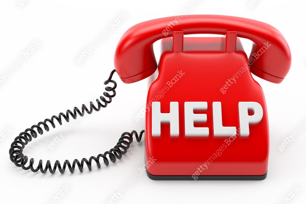 phone help line concept 이미지 (517749656) - 게티이미지뱅크