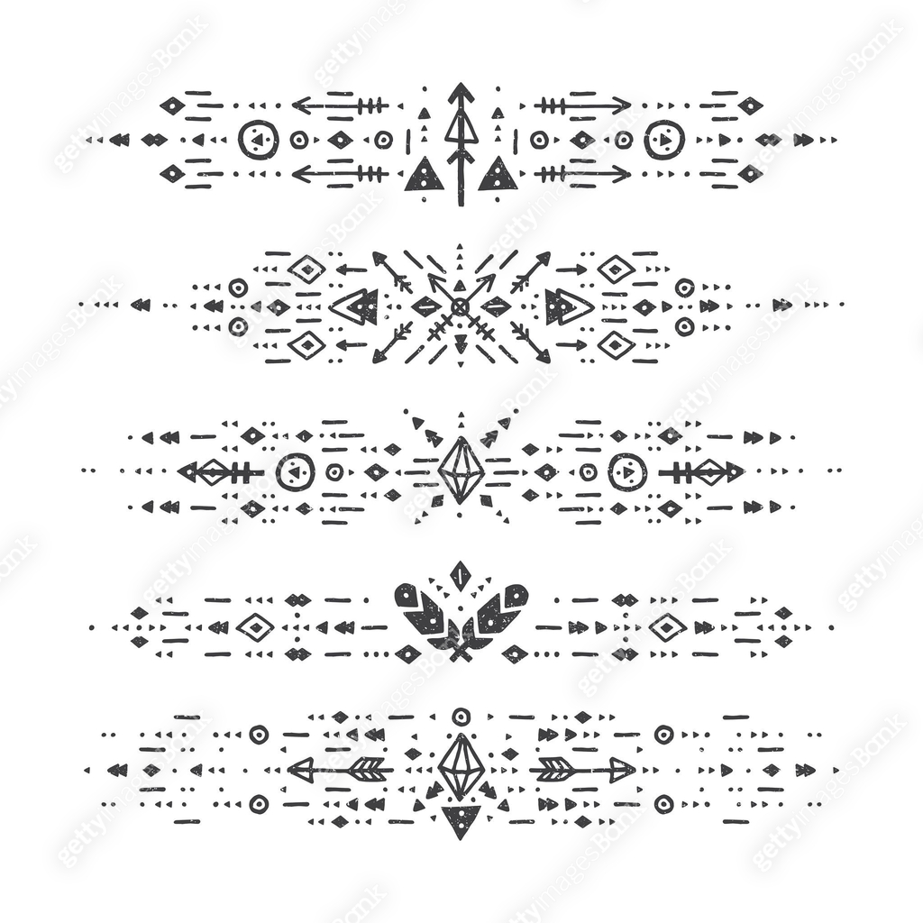 Hand drawn boho patterns 이미지 (585486448) 일러스트, 무료 일러스트 - 게티이미지뱅크