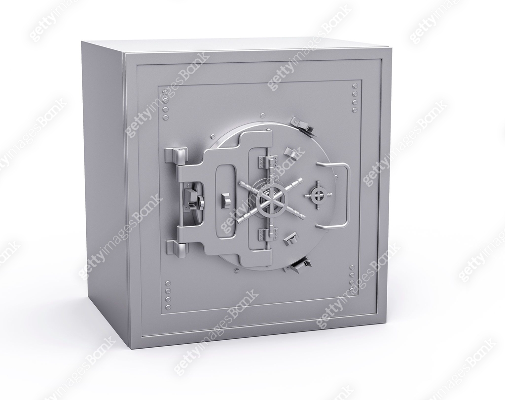 Strong Box Safe Robbery 3D Isolated Safe Strong Box. Closed Security Business Safety Mon 이미지 ...