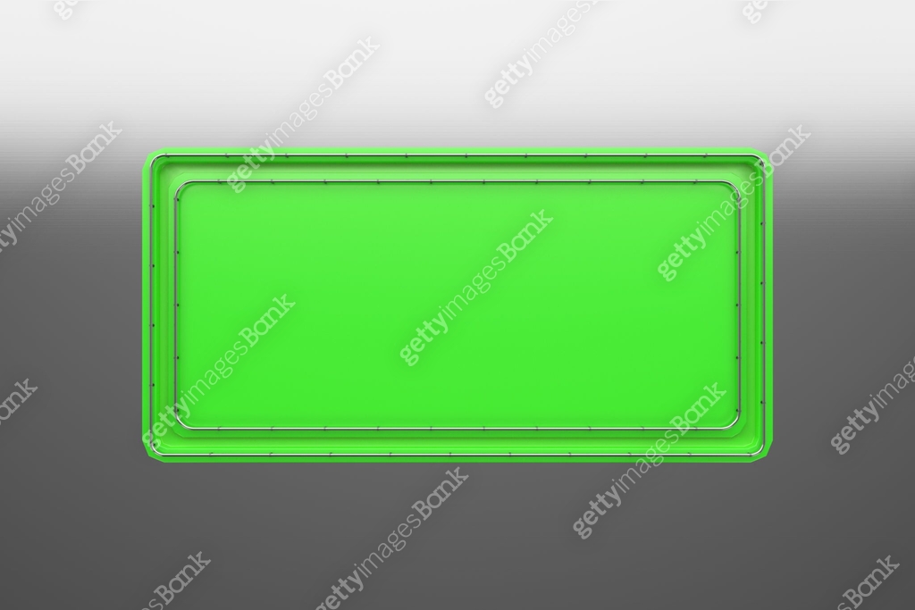 Rectangular colored plate with corners from tubes 이미지 (653467564) - 게티이미지뱅크