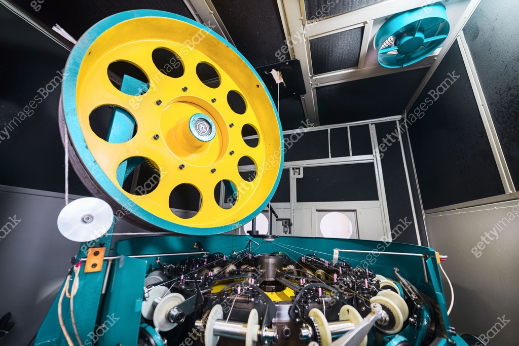 Machine Internals Braiding machine, internal mechanisms 이미지 (675067820) - 게티이미지뱅크