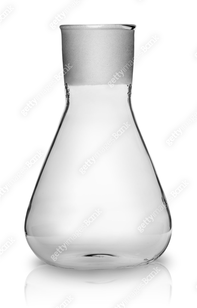 Conical flask with standard ground-in glass stoppe... – Grandado Conical flask with standard ground-in glass stoppe... – Grandado