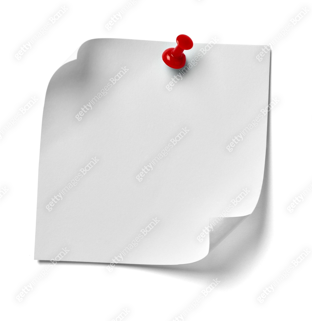 note paper push pin message 이미지 (825074998) - 게티이미지뱅크