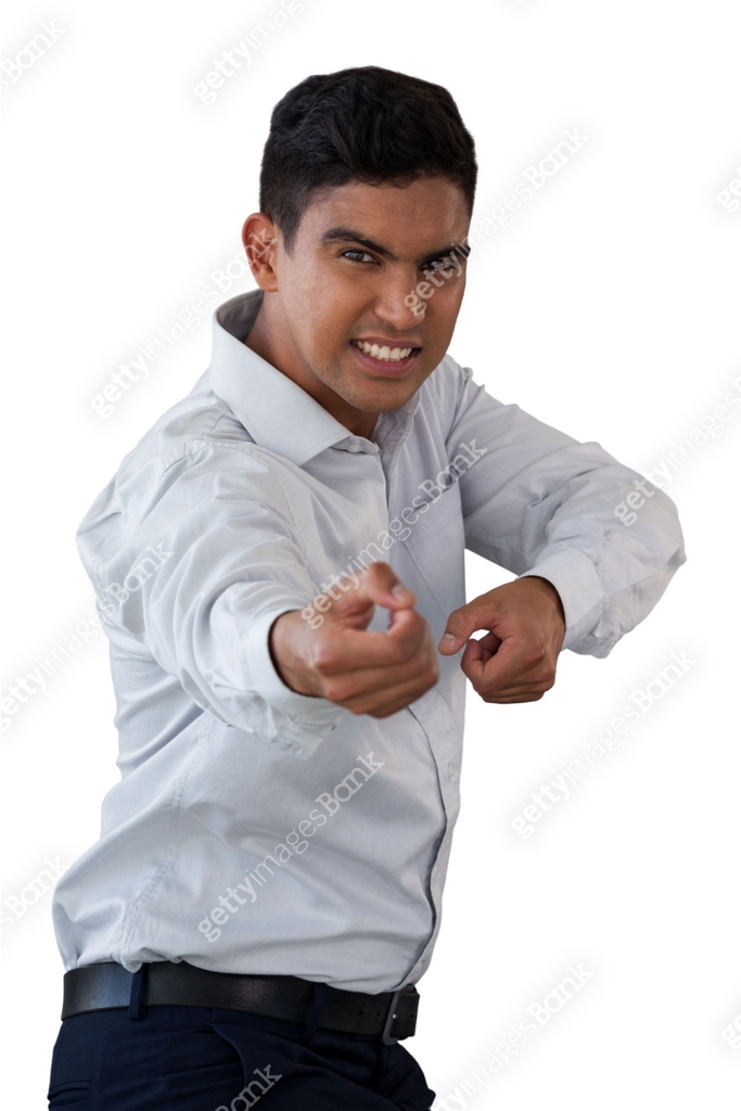 Portrait of businessman pulling invisible rope 이미지 (825549438) - 게티이미지뱅크