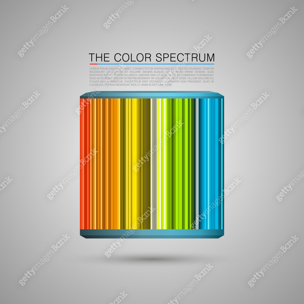 The color spectrum. Vector illustration 이미지 (849109476) 일러스트, 무료 일러스트 ...