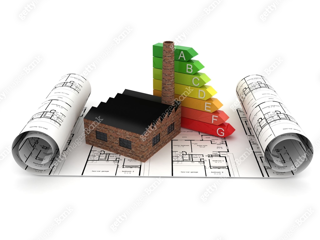 Factory industrial building energy efficiency plan 이미지 (842447692) - 게티 ...