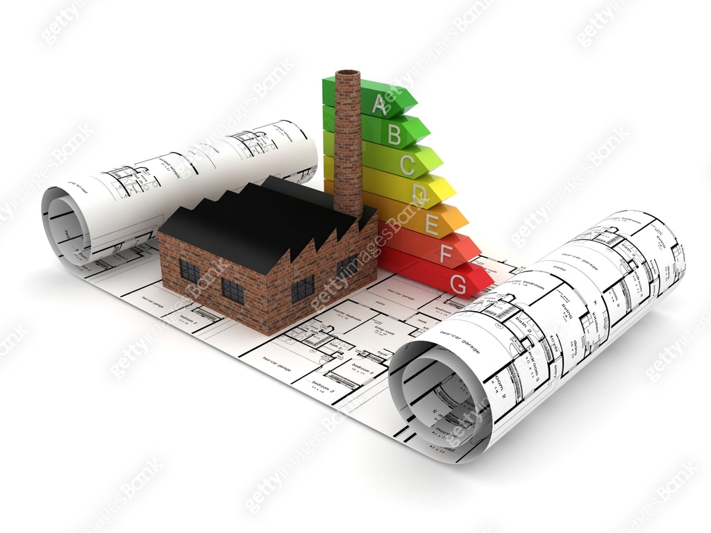 Factory industrial building energy efficiency plan 이미지 (842447794) - 게티 ...