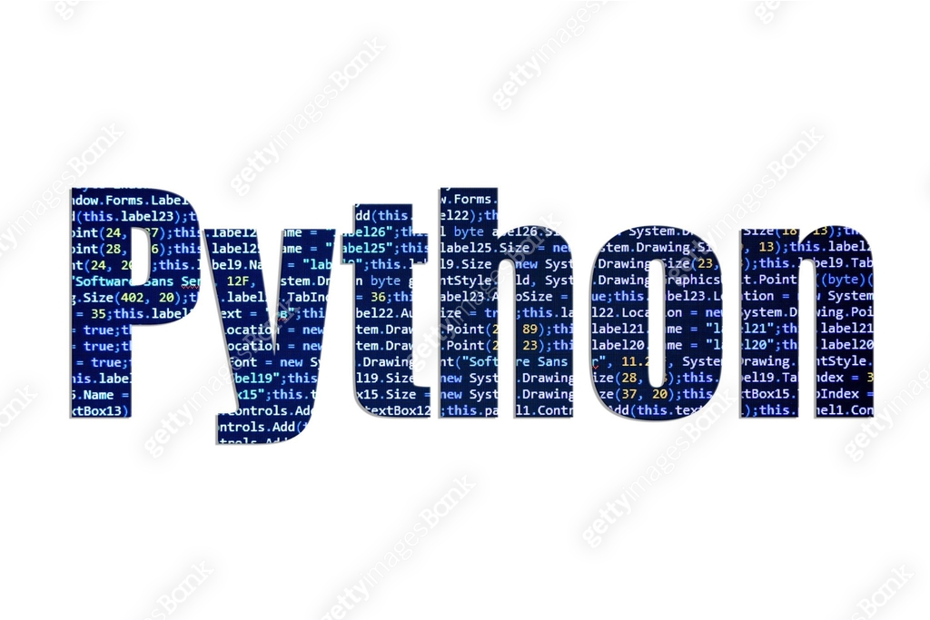 Python concept on a white background 이미지 (851584660) - 게티이미지뱅크