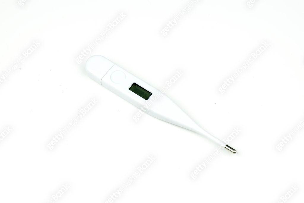 isolated digital thermometer ,fever electronic temperature checking ...