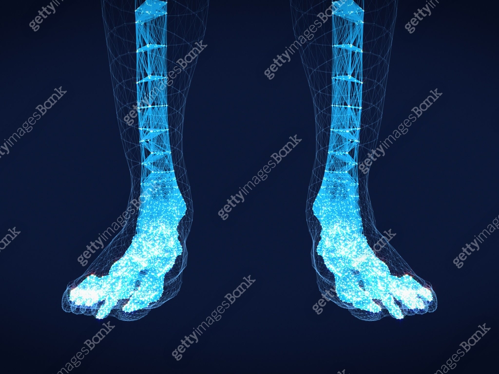 Legs Rendering Coloring Shining dots and line of Legs human.3D rendering. 이미지 (893648342) 일러스트 ...