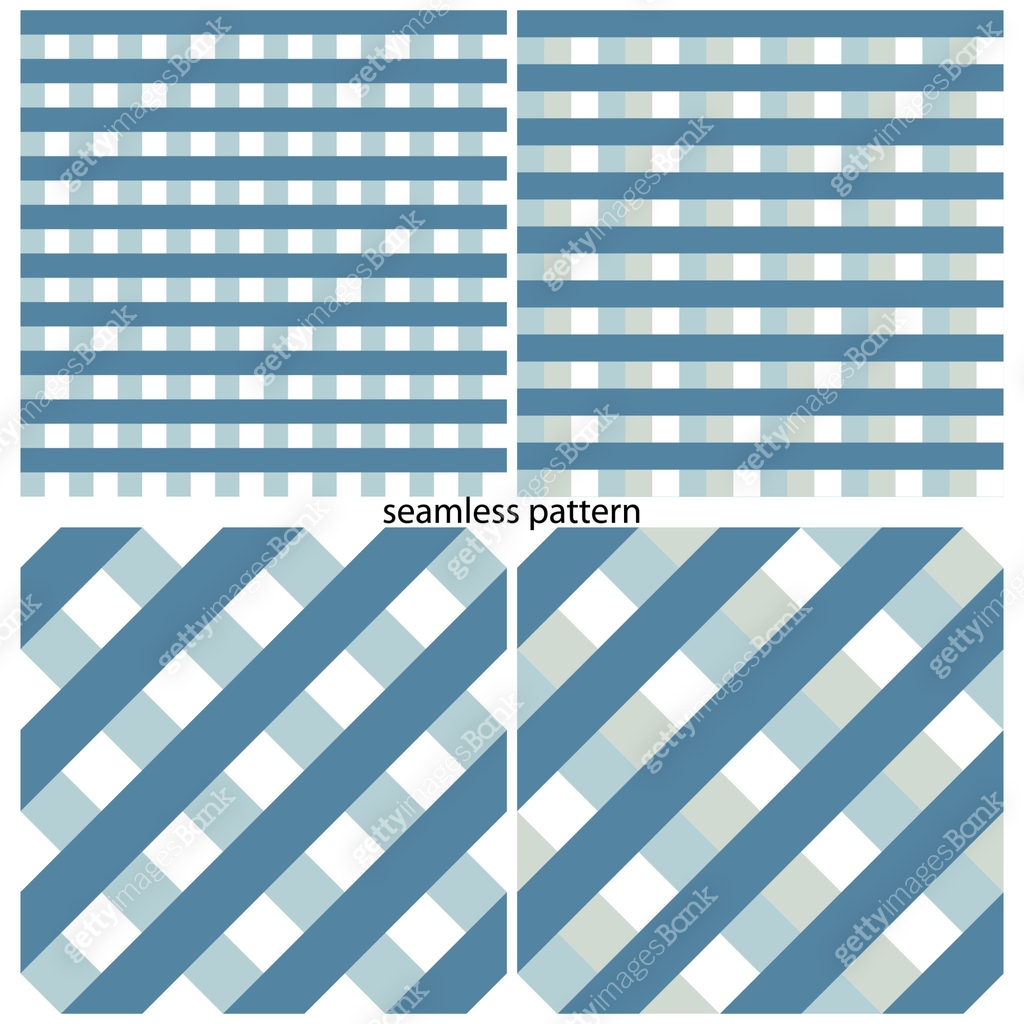 Basic Pattern Strips set of seamless patterns of strips and squares. 이미지 (913098462) 일러스트 ...