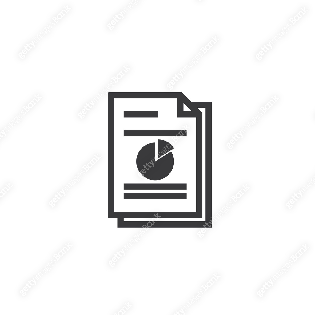 spreadsheet document paper outline icon. isolated note paper icon in ...