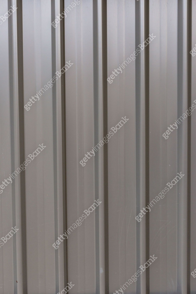 Texture - grey aluminium aluminum wall with ridges 이미지 (957986516) - 게티 ...