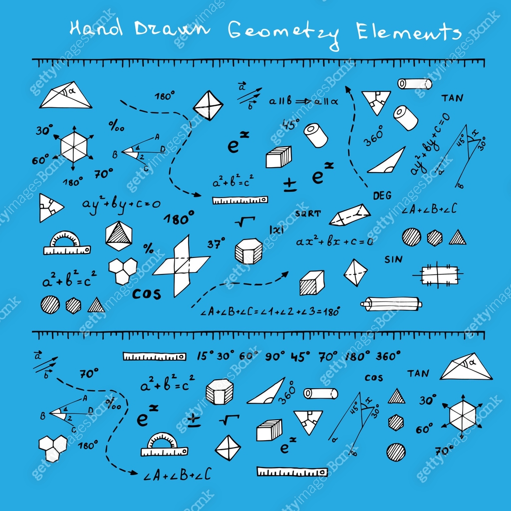 Mathematics elements 이미지 (968020164) 일러스트, 무료 일러스트, 아이콘, 무료 아이콘 - 게티이미지뱅크