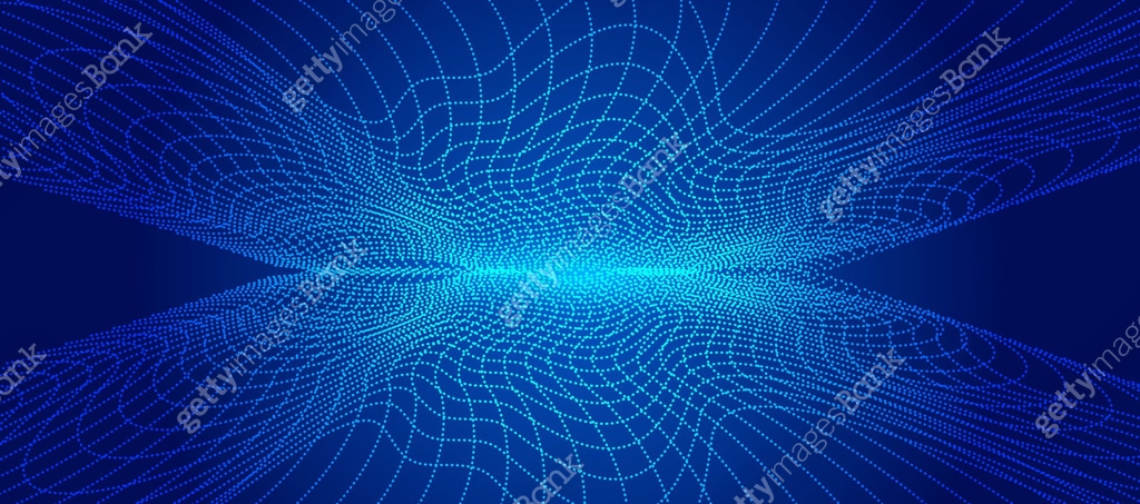 Big Data visualization. Vector abstract 3D network background. Visual ...