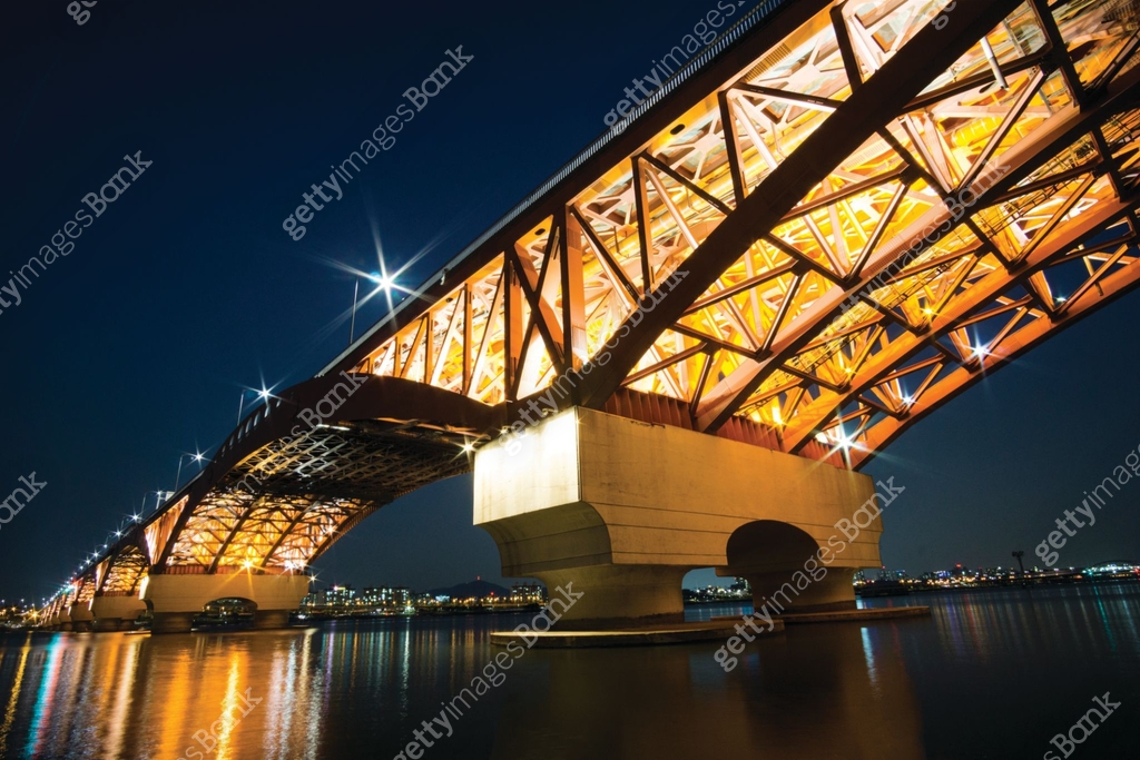 Han Bridge View VDCM001 Sungsan Bridge night view of Han river in Korea 이미지 (1050650024 ...