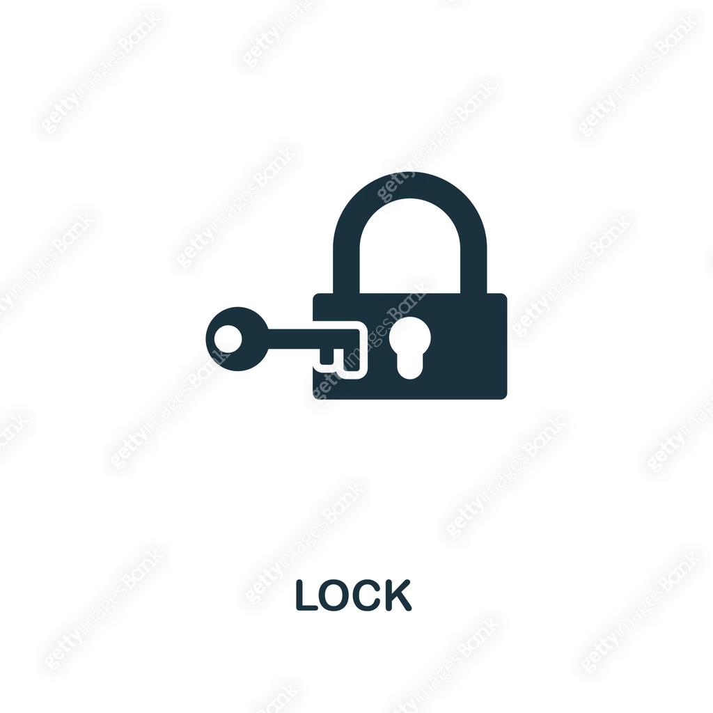 Lock icon. Premium style design from security icon collection. UI and ...