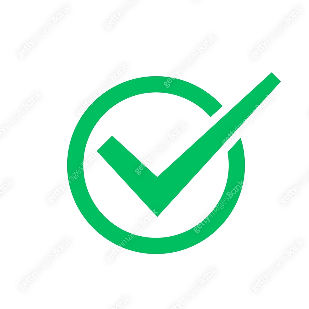 Check mark symbol, check box icon 이미지 (1082197554) 일러스트, 무료 일러스트, 아이콘 ...