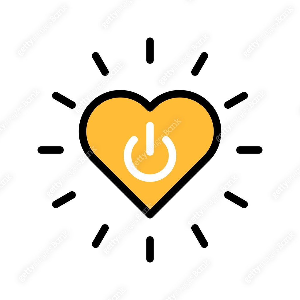 On off heart vector, Valentine and love related filled outline icon 이미지 ...