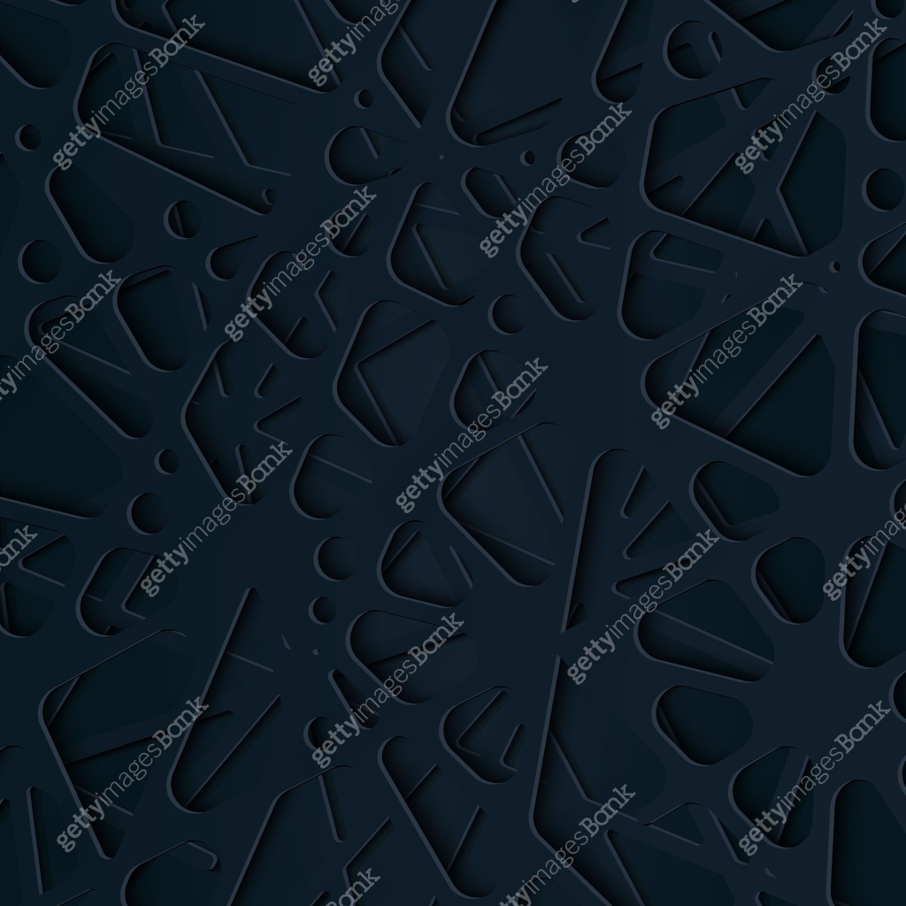 Paper Arabic pattern. Geometrical blue lines, hi-tech, hipster ...