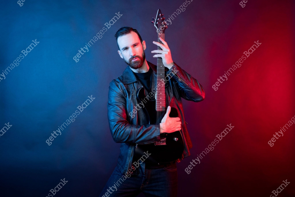 Guitar Rocking Out Awesome guitarist rocking out with electric guitar 이미지 (1134297559 ...