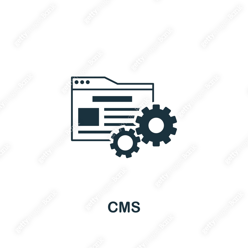 Cms icon. Creative element design from content icons collection. Pixel ...