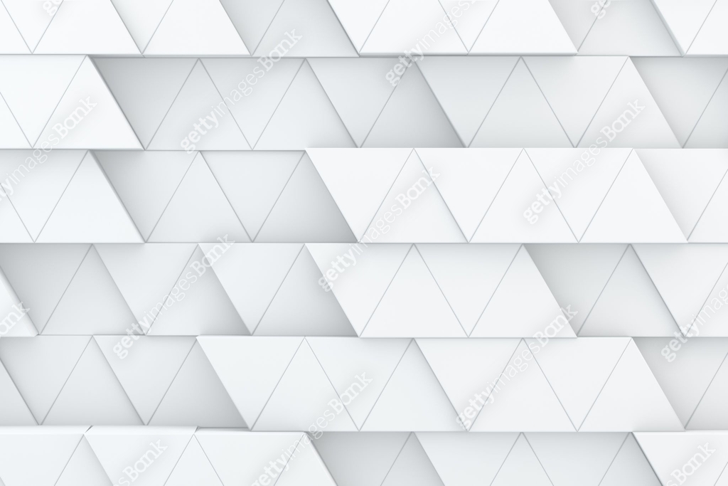 3D Triangle Prisms Mosaic Pattern Abstract White Background 이미지 ...