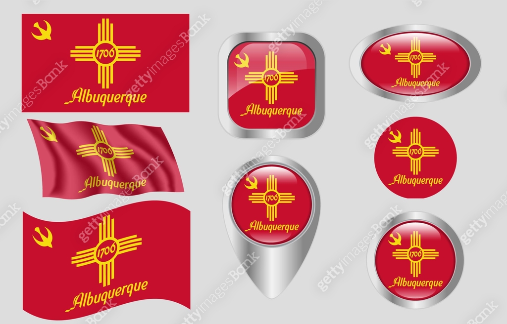 Flag Of Albuquerque New Mexico 1148964461 flag-of-albuquerque-new-mexico-1148964461
