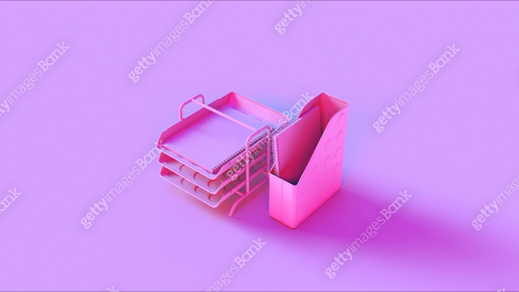 Pink Box Files Pink Office Vertical Box Files and Paper Tray 이미지 (1149298198) 일러스트, 무료 ...