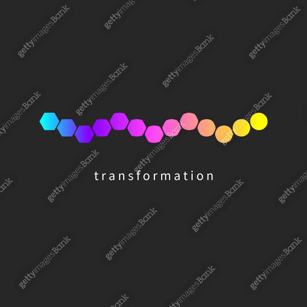 Transform logo, change icon 이미지 (1162181715) - 게티이미지뱅크