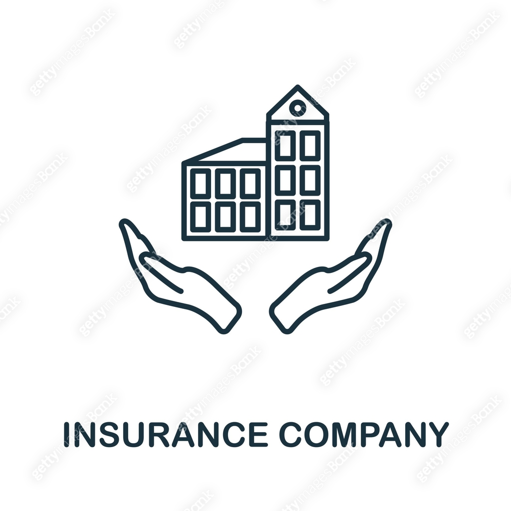 Insurance Company outline icon. Thin line style icons from insurance ...
