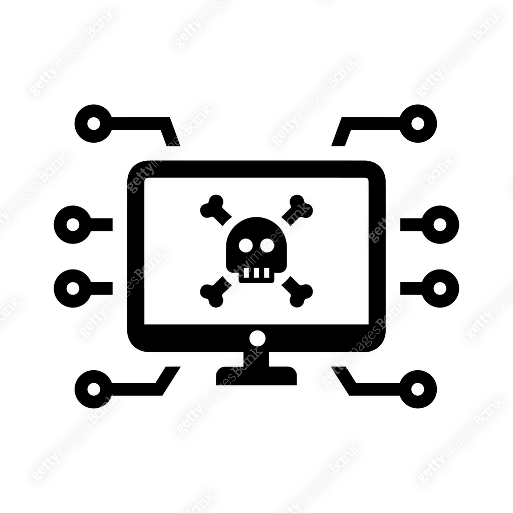 Computer virus attack, crime, cyber, hack, hacking, illegal access ...