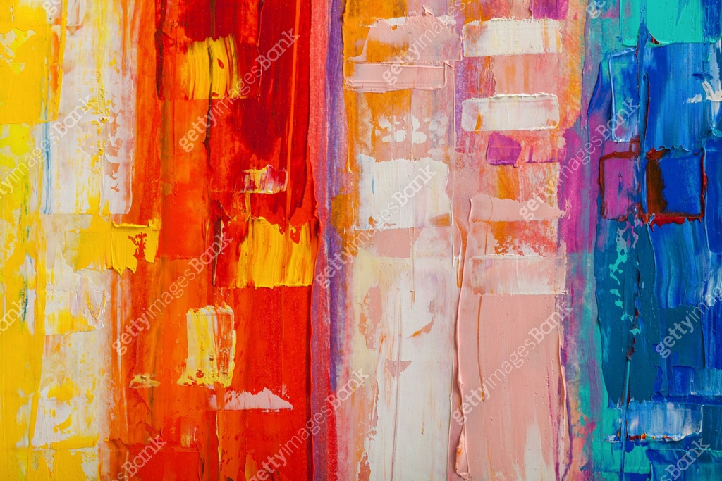 Abstract paintings. Hand drawn oil painting. Color texture. 이미지 ...