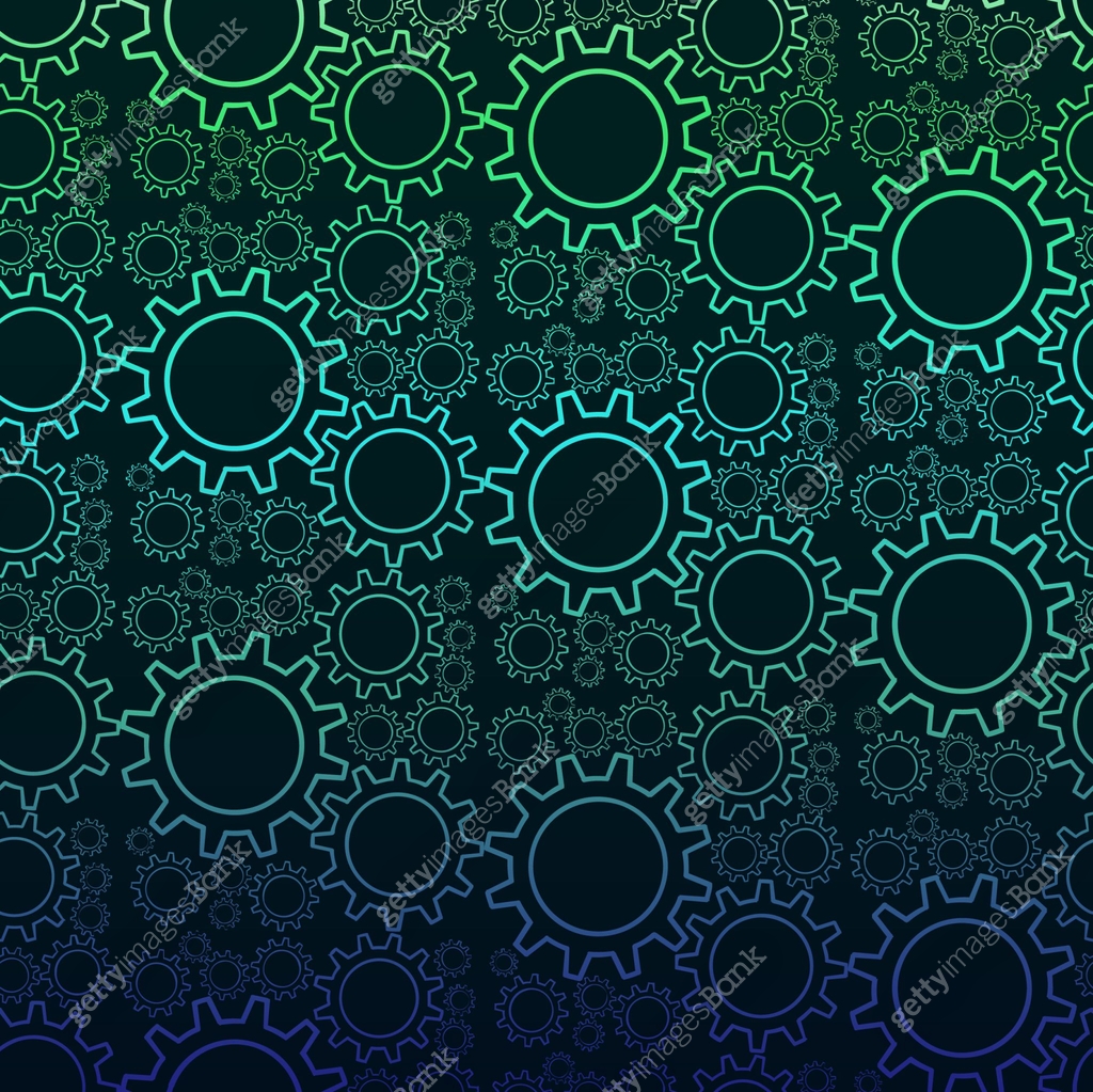 Seamless vector tech texture. Draw line abstract. Futuristic technology ...