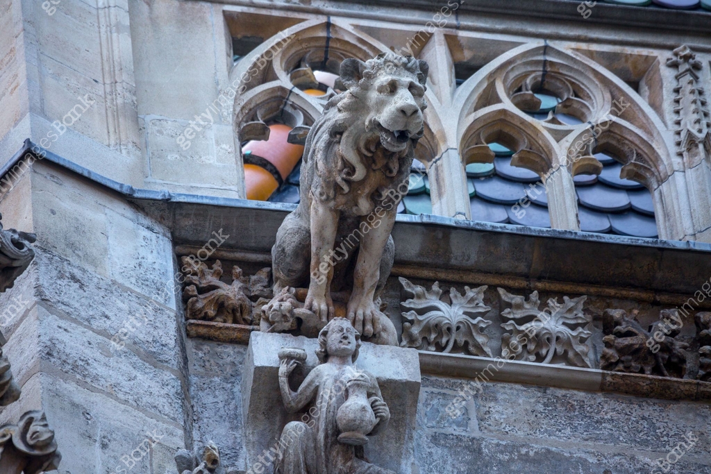 Elements of Gothic architecture. Grotesque, chimera and gargoyle ...