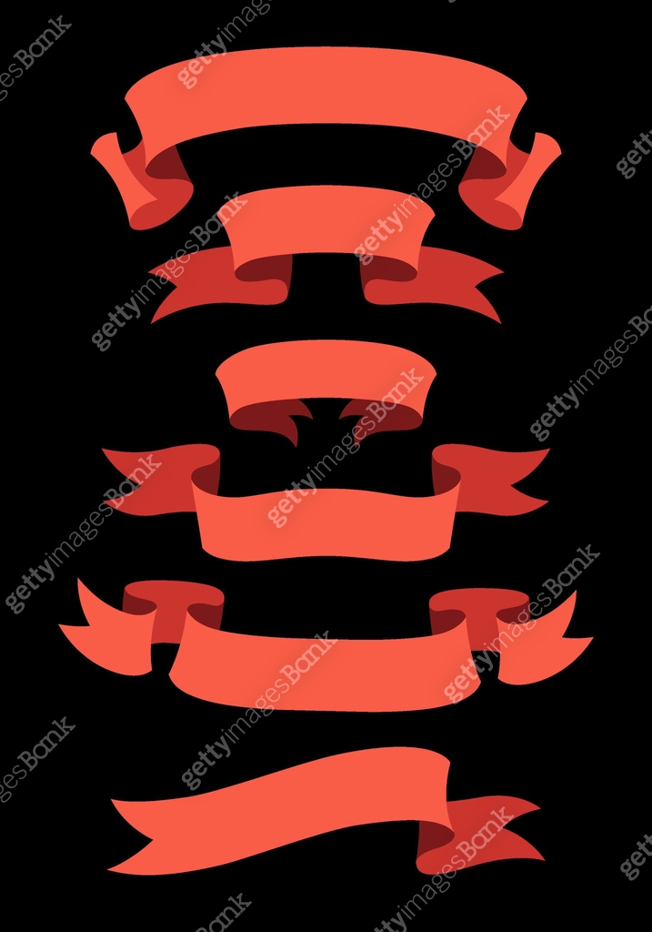 Vector collection of decorative design elements - ribbons, frames ...