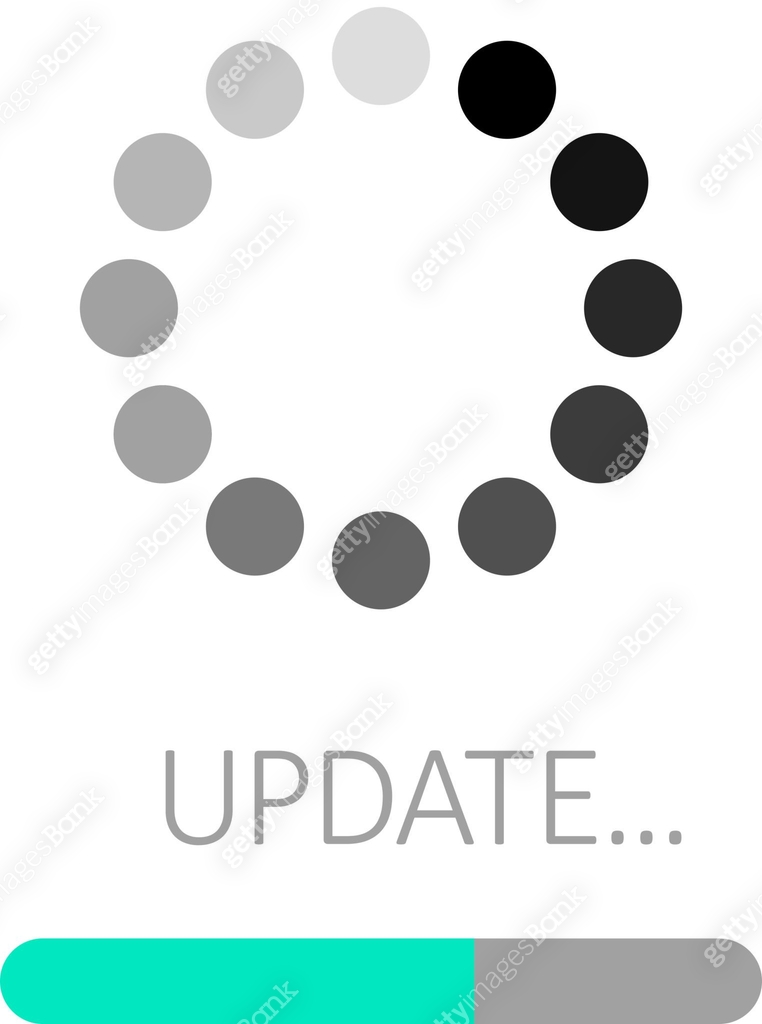 Update icon. System software upgrade concept, loading bar 이미지 ...