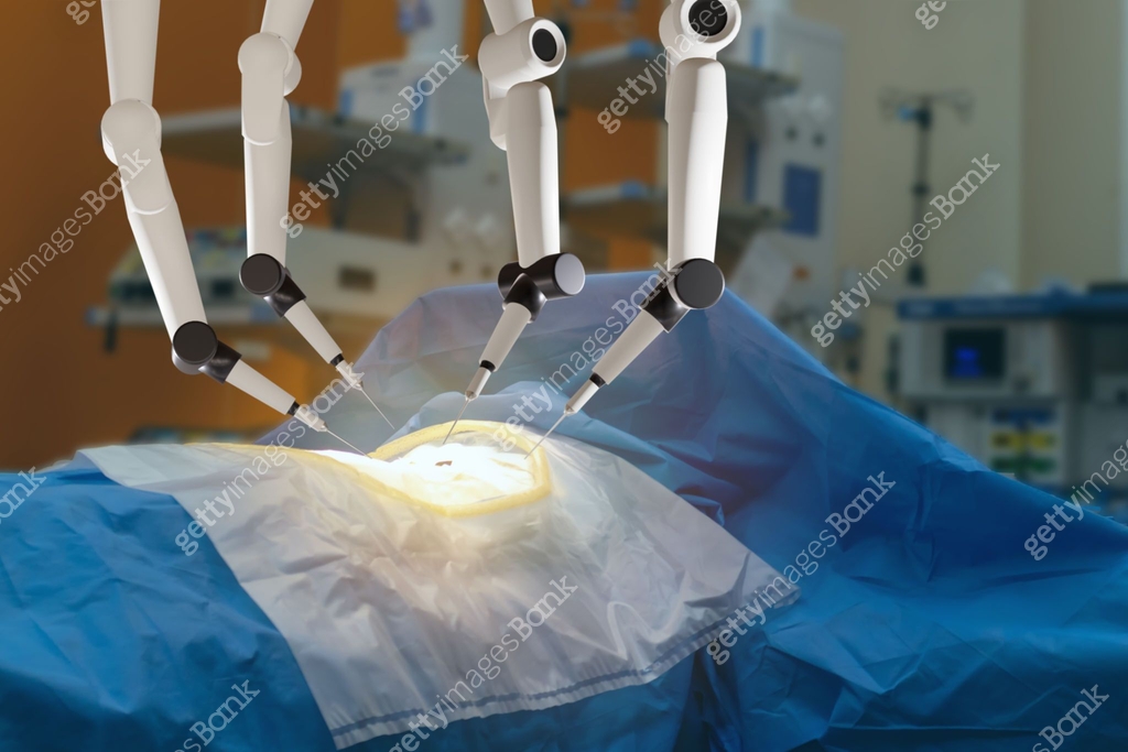 smart medical health care concept, surgery robotic machine use allows ...