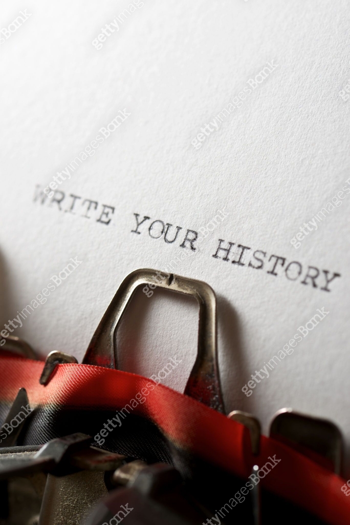 Write Your History text 이미지 (1189179501) - 게티이미지뱅크