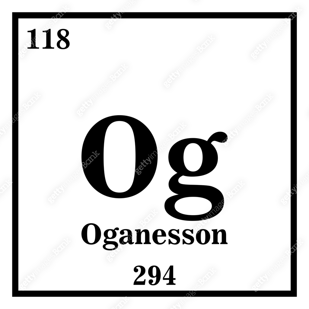 Oganesson Example Oganesson Periodic Table of the Elements Vector illustration eps 10 이미지 ...