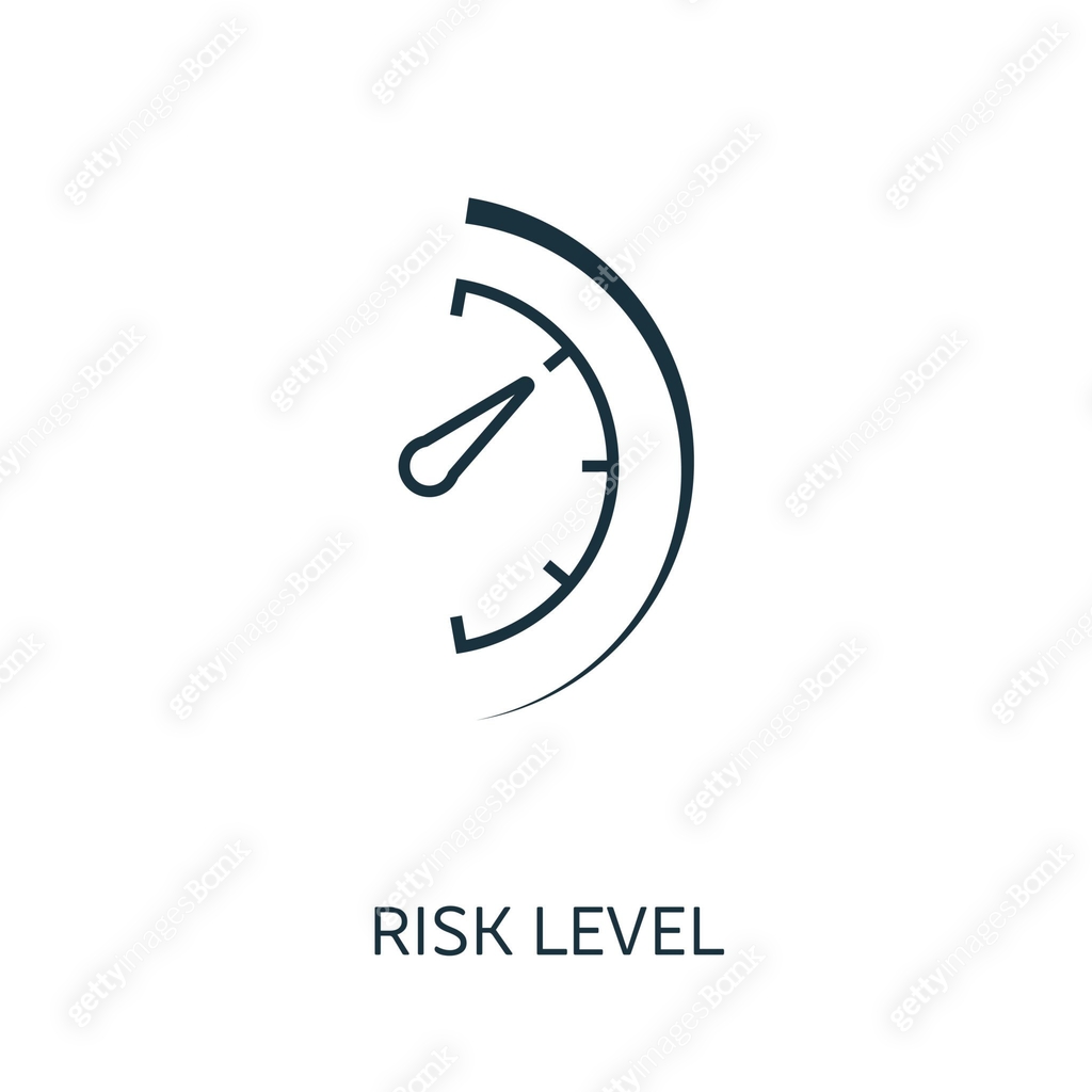 Risk Level outline icon. Thin line concept element from risk management ...