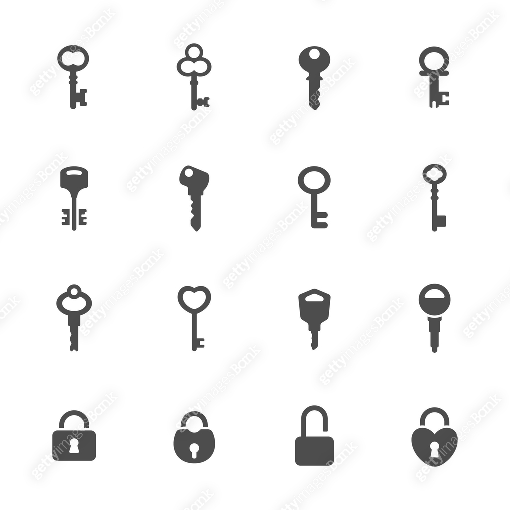 Key icons 이미지 (1198378468) - 게티이미지뱅크