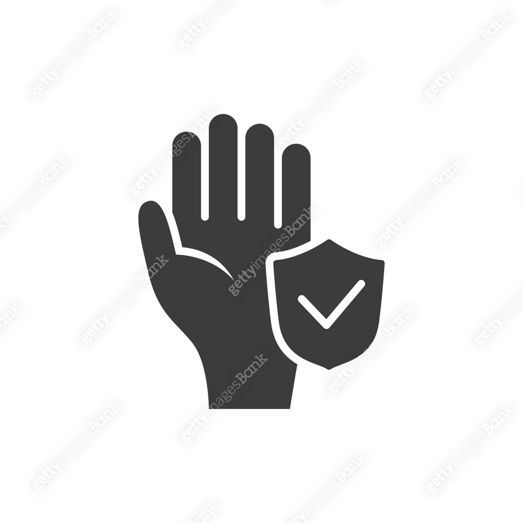 Hand protection icon 이미지 (1215141683) 일러스트, 무료 일러스트 - 게티이미지뱅크