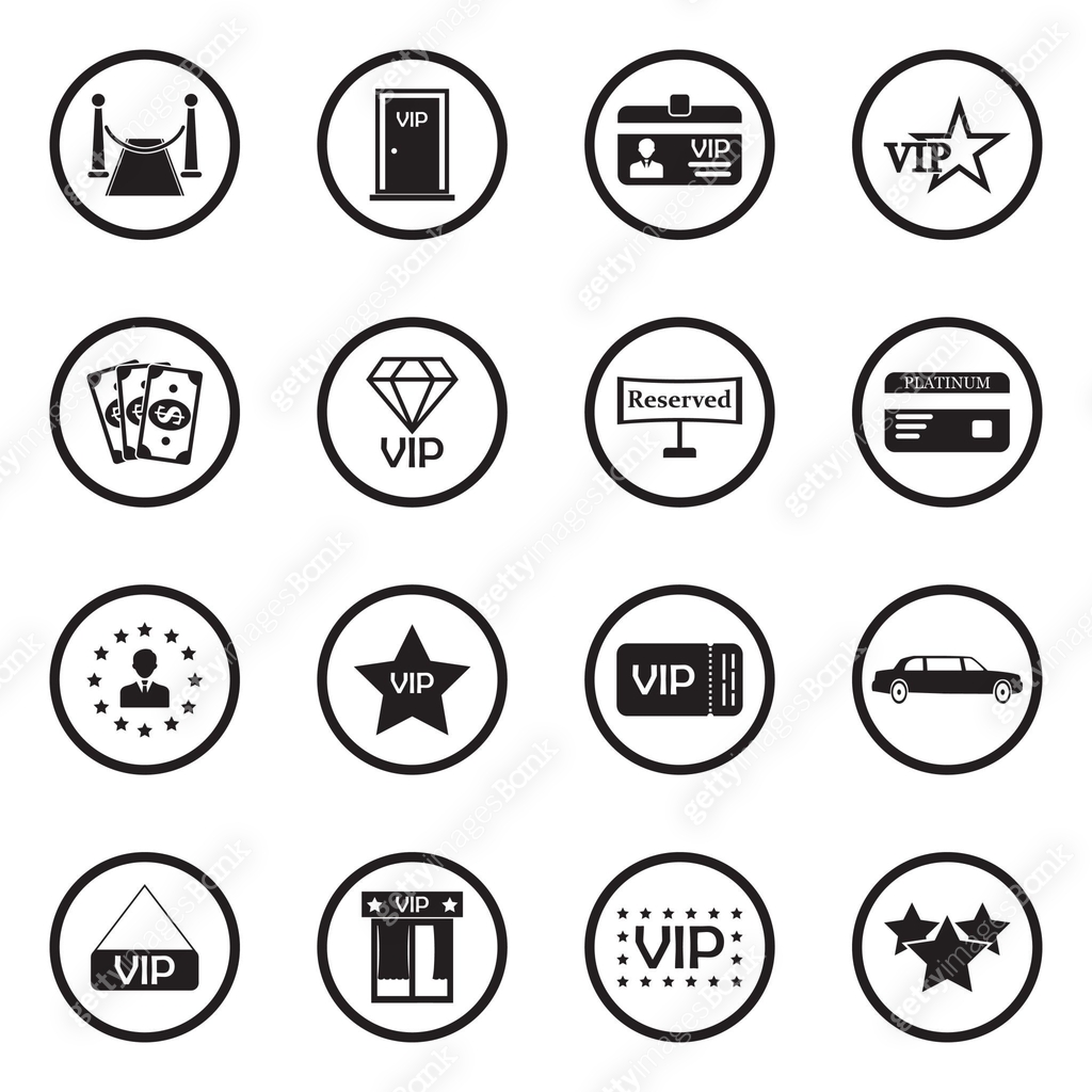 Vip Room Layout Icon VIP Icons. Black Flat Design In Circle. Vector Illustration. 이미지 ...